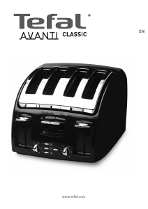 Manual Tefal TT750250 Avanti Classic Toaster