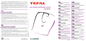 Посібник Tefal PP6032H0D Ваги