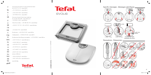 Kullanım kılavuzu Tefal PP6048B9 Evolis Banyo tartısı