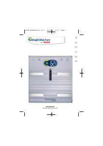 Manual Tefal WZ7000F0 Weight Watchers Scale