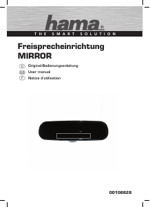 Bedienungsanleitung Hama Mirror Freisprechanlage