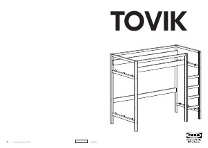 Priručnik IKEA TOVIK Povišeni krevet