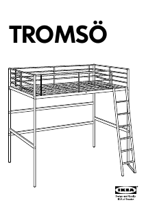 Priročnik IKEA TROMSO Dvignjena postelja