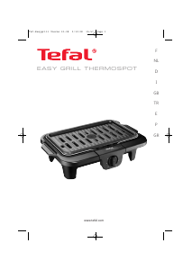 Manual Tefal CB220012 Easy Grill Thermospot Barbecue