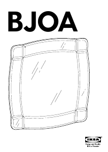 Instrukcja IKEA BJOA Lustro