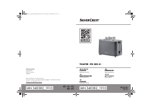 Bedienungsanleitung SilverCrest IAN 340382 Toaster