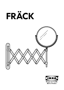 Manuál IKEA FRACK Zrcadlo