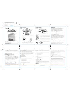 Manual iHome iZBT7 Zenergy Dream Mini Alarm Clock