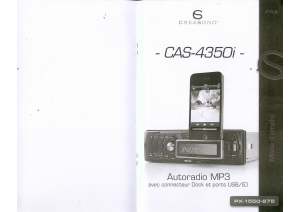 Mode d’emploi Creasono CAS-4350I Autoradio