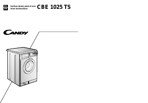 Manual Candy CBE 1025 TS 5 Washing Machine