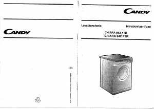 Manuale Candy CHIARA 642 XTR Lavatrice