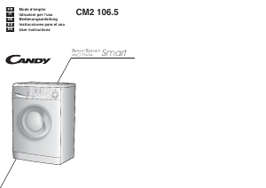 Manual Candy CM2 106.5-04S Washing Machine