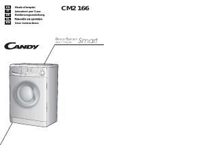 Manuale Candy CM2 166-86S Lavatrice