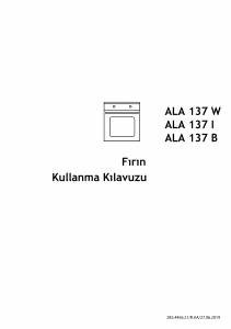 Kullanım kılavuzu Altus ALA 137 B Fırın