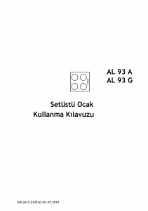 Kullanım kılavuzu Altus AL 93 A Ocak