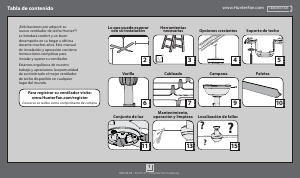 Manual de uso Hunter 59072 Sonic Ventilador de techo