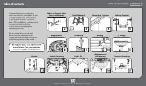 Manual Hunter 51086 Newsome Ceiling Fan