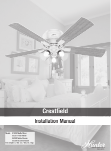 Manual Hunter 54209 Crestfield Ceiling Fan