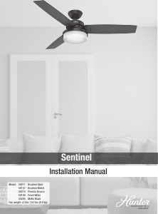 Manual Hunter 59157 Sentinel Ceiling Fan