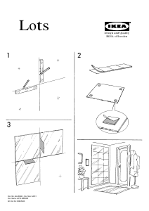 Priročnik IKEA LOTS Ogledalo