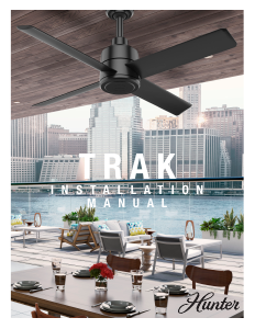 Manual Hunter 76008 Trak Ceiling Fan