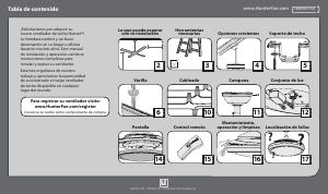 Manual de uso Hunter 59085 Fanaway Ventilador de techo