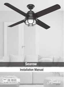 Manual Hunter 55086 Searow Ceiling Fan