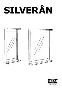 Manual IKEA SILVERAN Oglindă