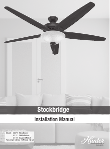 Manual Hunter 50472 Stockbridge Ceiling Fan