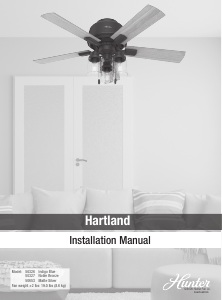 Manual Hunter 50326 Hartland Ceiling Fan