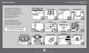 Manual Hunter 59441 Dempsey Ceiling Fan