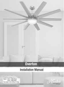 Manual Hunter 50719 Overton Ceiling Fan