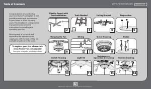 Manual Hunter 51080 Newsome Ceiling Fan