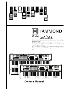 Manual Hammond SK1 Organ