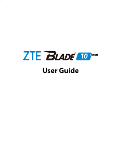 Manual ZTE Blade 10 Prime Mobile Phone