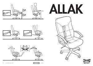 Használati útmutató IKEA ALLAK Irodai szék