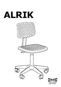 Instrukcja IKEA ALRIK Krzesło biurowe