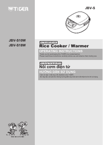 Manual Tiger JBV-S10W Rice Cooker