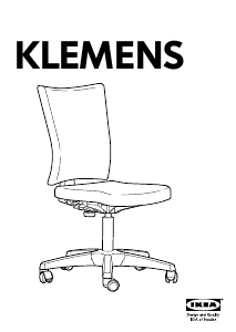 Kullanım kılavuzu IKEA KLEMENS Ofis sandalyesi