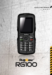 Manuale RugGear RG100 Telefono cellulare