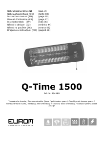 Handleiding Eurom Q-time 1500 Terrasverwarmer