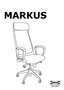 Priručnik IKEA MARKUS Uredska stolica
