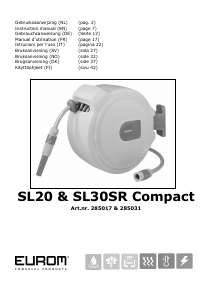 Bedienungsanleitung Eurom SL30 SR Compact Gartenschlauchtrommel