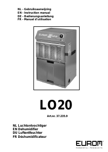 Manual Eurom LO20 Dehumidifier