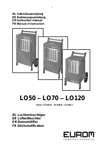 Manual Eurom LO70 Dehumidifier