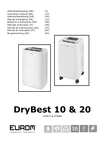 Manual Eurom DryBest 10 Dehumidifier