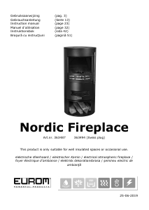 Manual Eurom Nordic Electric Fireplace