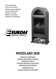 Mode d’emploi Eurom Woodland 2000 Cheminée électrique