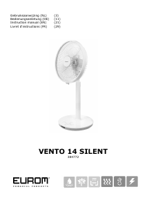 Mode d’emploi Eurom Vento 14 Silent Ventilateur