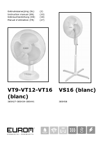 Manual Eurom VT12 Fan